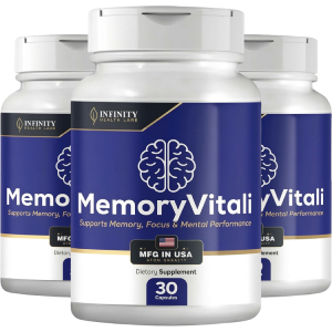 MemoryVitali capsule brain support supplement bottle