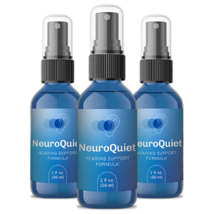 NeuroQuiet liquid oral spray supplement bottle