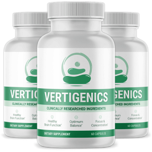 Vertigenics capsule supplement bottle
